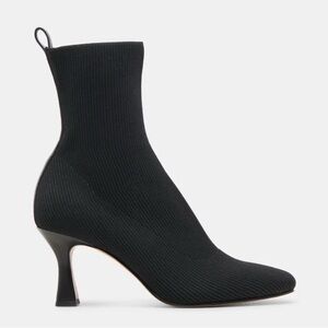 Dolce Vita Black Knit Sock Ankle Boots